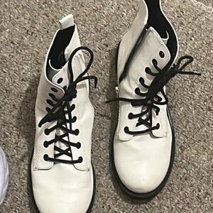 White Leather Men's Shoes